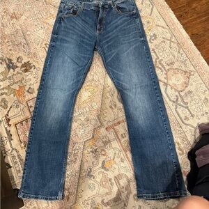 Denim Blue Men's Straight Jeans